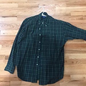 Men’s oversized Ralph Lauren flannel